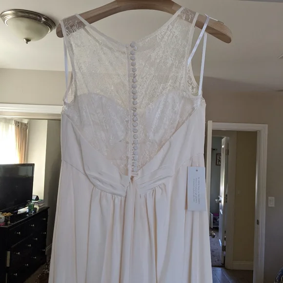 NWT BHLDN Panes of Lace Wedding Gown